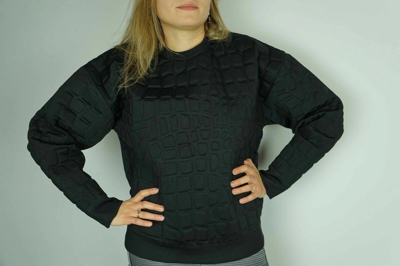 FELPA CON CAPPUCCIO H&M ALEXANDER WANG NUOVA CON ETICHETTE GIACCA SUBACQUEA 100% AUTENTICA S