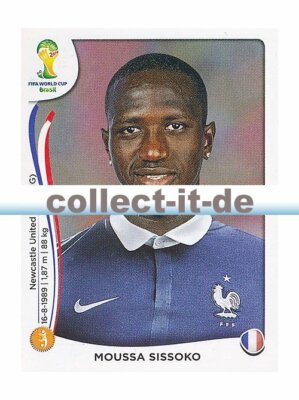 Panini WM Worldcup 2014 - Sticker 383 - Moussa Sissoko