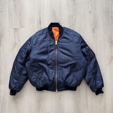 Vintage FOSTEX Military USAF Pilot Flyers MA-1 Bomber Jacket