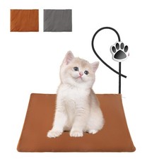 Pet Heating Pad Electric Heating Pad for Dogs and Cats with Anti-Bite Steel C...