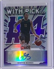 2022 Leaf Metal Scottie Barnes Auto Autograph #d 24/30