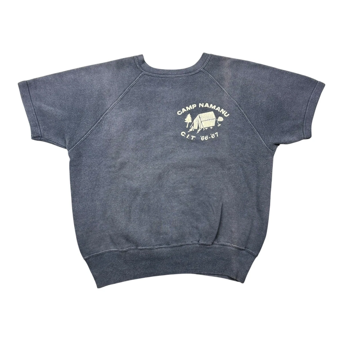 Vintage Short Sleeve Sweatshirt In Men's Sweats & Hoodies for sale