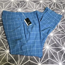 Nike Golf Pants Tour Performance Blue Dri-Fit Stay Cool 35x30 NWT Stretch Swoosh