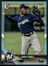 2018 Bowman Draft #BD-61 Korry Howell Sky Blue #/499