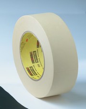3M High Performance Masking Tape 232, Tan, 12 mm x 55 m, 6.3 mil