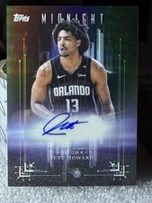 2025-26 TOPPS MIDNIGHT JETT HOWARD DARK MARKS AUTOGRAPH AUTO