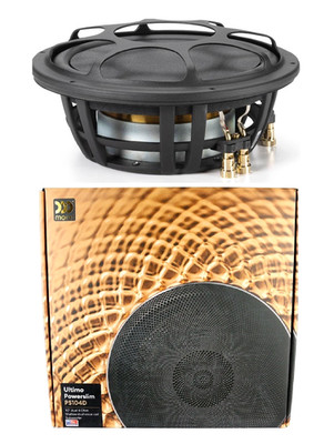 NEW Morel Ultimo PowerSlim PS104D Dual 4-Ohm 10'' Shallow Subwoofer 350W DVC Sub