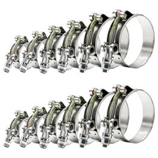 12pcs Hose Clamp Set, T-bolt Radiator Heavy D...