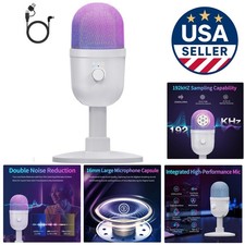 Pro USB Gaming Microphone with Real-Time Control  Advanced Noise Reduction