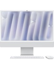 Apple iMac 24" (256GB SSD, Apple M4, 16GB RAM, 8-Core GPU) Silver - MWUC3LL/A