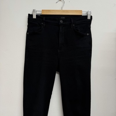 Citizens of Humanity Jeans Carlie High Rise Skinny Waist 27'' UVP 270£ Schwarz USA