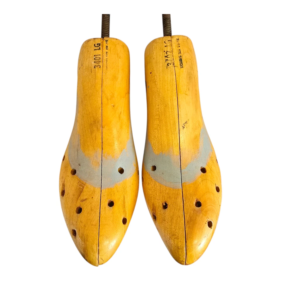 Estiradores/ensanchadores de zapatos vintage de madera y metal para mujer talla 8W - 11N Foto 2 de 4