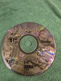 SEGA SATURN Rampage World Tour Game - CIB w/Registration Card