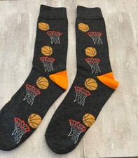 Basketball socks themed fun silly gift novelty NEW