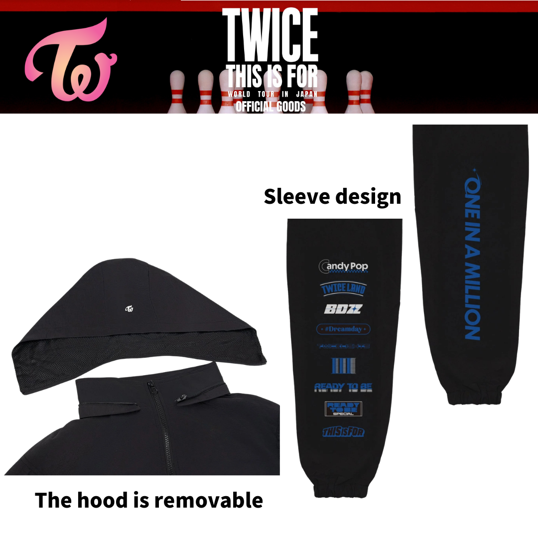 TWICE THIS IS FOR WORLD TOUR IN JAPAN MUFG STADIUM WINDBREAKER