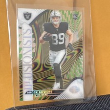 2024 Panini Illusions Rookie Insert Brock Bowers Raiders Illusionists #7