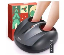 WELOV Foot Massager Machine Neuropathy Pain Deep Kneading Shiatsu Up to Size 12
