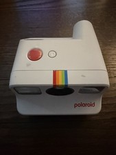 Polaroid Instant Camera White Rainbow Stripe