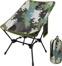 Ultralight Camping Chair Backpacking Chair Portable Camp Chair W/ Cup Holder