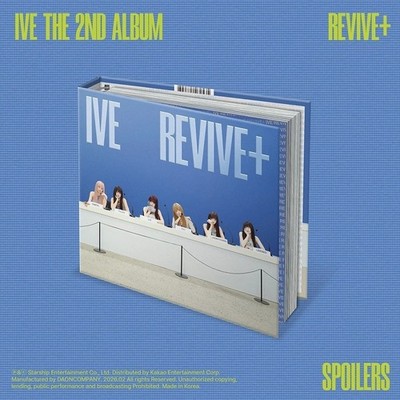 IVE [REVIVE+] 2nd Album SPOILERS Ver/CD+Binder Photo Book+2 Card+POB+GIFT SEALED