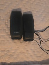 Logitech S120 Watt-2.0 Stereo PC 3.5mm Speakers Black Used