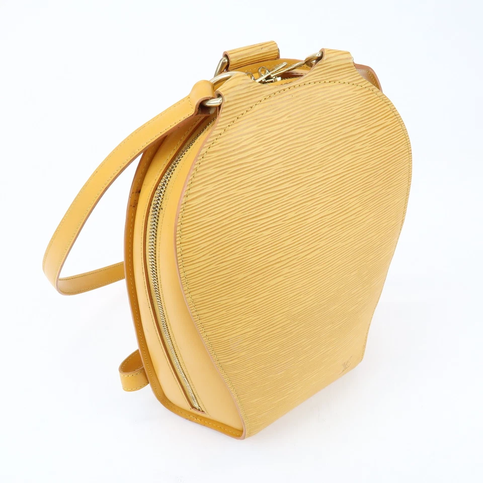 Mochila Louis Vuitton Epi Mabillon Amarillo Tassili M52239 Auténtica Usada Envío Gratis Foto 4 de 4
