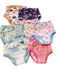 MooMoo Baby Size 7T Absorbent Cotton Training Underwear 7 Pack Bundle Lot