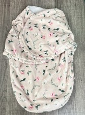 Blankets  Beyond Newborn Floral Plush Fleece Wrap Blanket