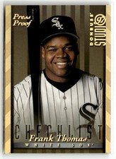 1997 Studio #164 Frank Thomas Press Proofs Gold