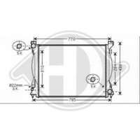 Diederichs KüHler WasserküHler MotorküHler FüR Audi A6 4F2 C6 4B C5 4F5