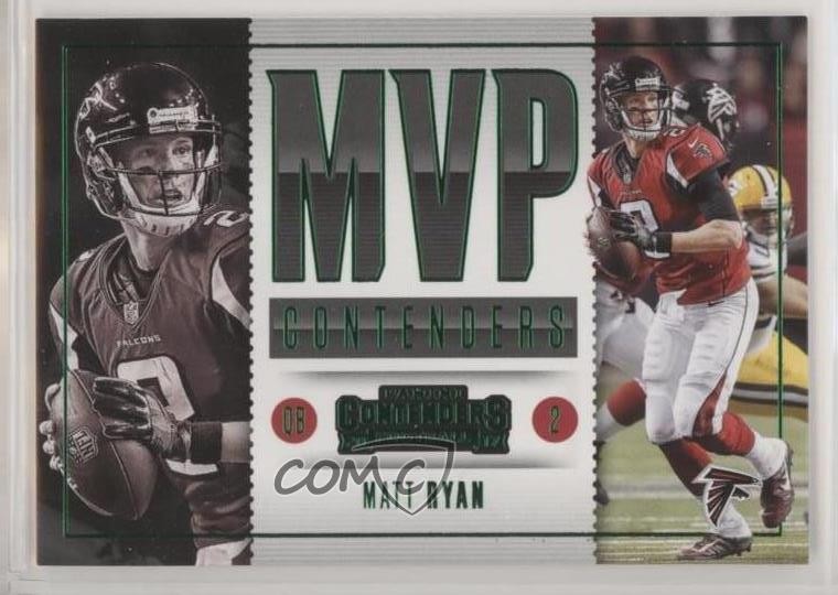 2017 Panini Contenders MVP Contenders Emerald Matt Ryan #MC-2 1s8