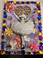 Junk Journal /scrapbook 5 Vintage Junk Journal Ephemera. 5 Cards W/ Envelopes.