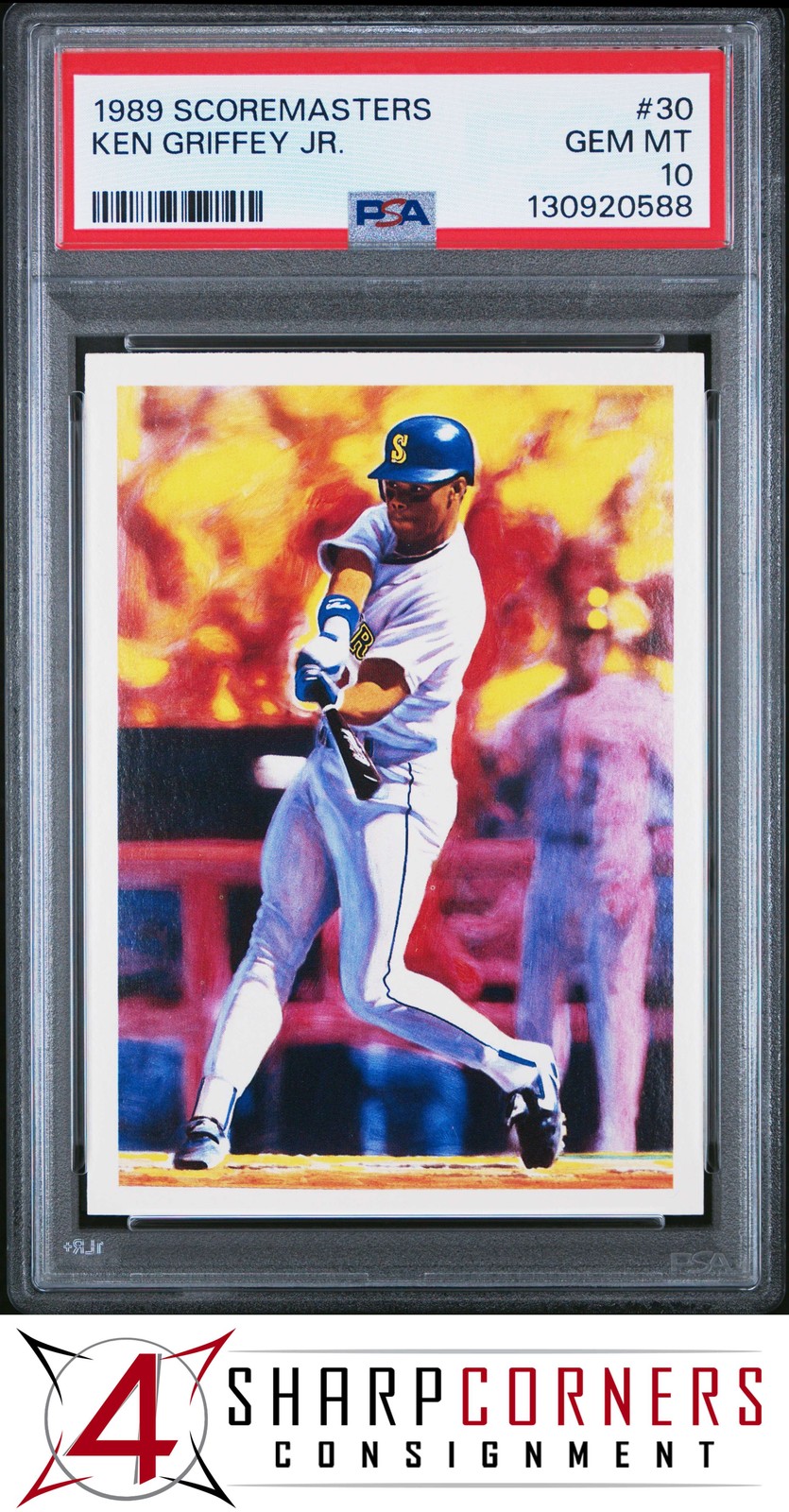 1989 SCOREMASTERS #30 KEN GRIFFEY JR. RC MARINERS HOF PSA 10