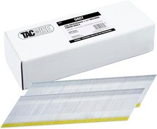 Tacwise 0407 Type DA 15G / 64 mm Galvanised Angled Finish Nails, D Head, Pack o