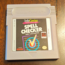 Nintendo InfoGenius Productivity Pak Spell Checker & Calculator Game Boy
