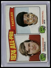 1975 Topps #211 1974 All-Pro Wide Receivers (Mel Gray / Isaac Curtis)