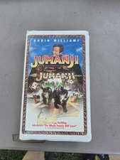 Jumanji 1996 Vintage Clamshell VHS Tape Robin Williams