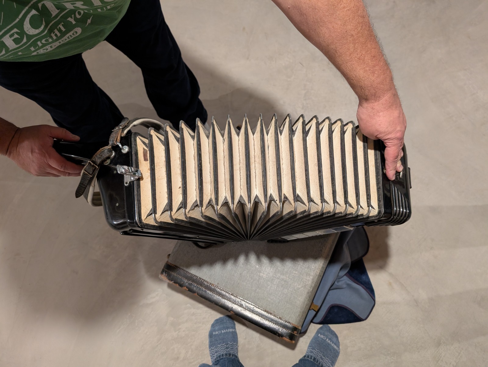 Crucianelli Pan Italia Electric Accordion - Vintage ItalianWith Amp