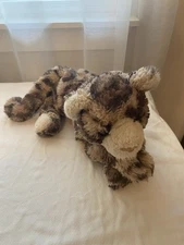 Saffron the Leopard Cub Plush Stuffed Cat Animal Douglas Dlux Cuddle Toys #4516