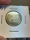 1854 Seated Liberty Quarter