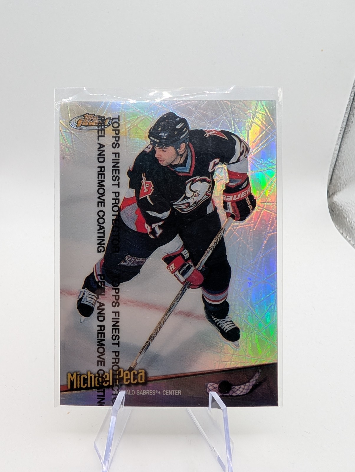1998-99 Topps Finest Refractor Michael Peca #92