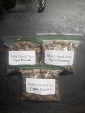 3bags of Jumbo Cajun Peanuts 14.50oz Each Fre...