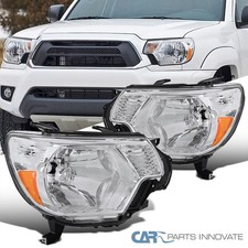 Fits 2012-2015 Toyota Tacoma Pickup Clear Headlights Lamp Repalcement Leftright Fits 2012-2015 Toyota Tacoma Pickup Clear Headlights Lamp Repalcement Leftright