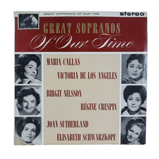 ASD 558 ED1 Great Sopranos Of Our Time CALLAS ANGELES, NILSSON G/C VINYL HMV LP