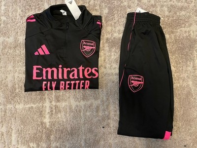 adidas Arsenal Trainingsanzug Set Schwarz/Pink  Emirates Fly Better 