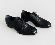 ALEXANDER McQUEEN⚡️Studded textured oxford leather dress shoes size 42.5EU/9.5US