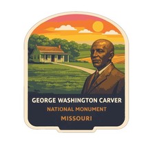 George Washington Carver Missouri Sticker Decal Vinyl Die-Cut National Monuments