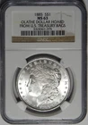 1885 NGC MS63 OLATHE HOARD MORGAN DOLLAR - WG6
