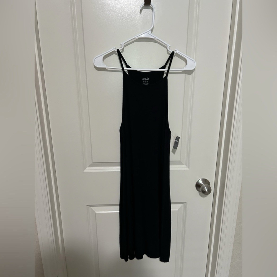 Aerie Women’s Black Tank Shift Dress In Size Medium, New With Tags