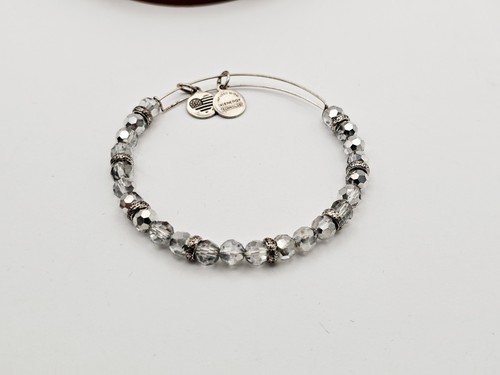 Alex Ani " Gleam " Winter Nights Clear Acrylic Beaded Bangle Bracelet ✨️⭐️⭐️ - Picture 7 of 7